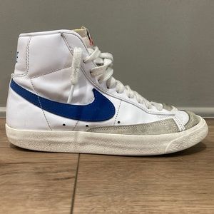 Nike Blazer Mid 77 Blue White Shoes Sneakers Men's Size 6- BQ6806-103